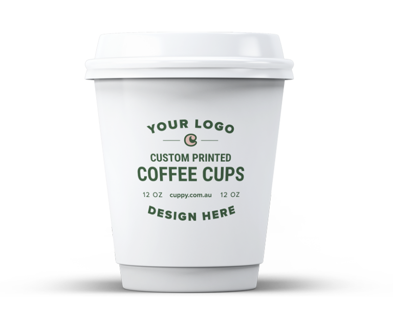 Cuppy! Custom Printed Disposable Coffee Cups