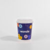 Custom Printed Coffee Cups-Double-Walled-8oz-White-Lid